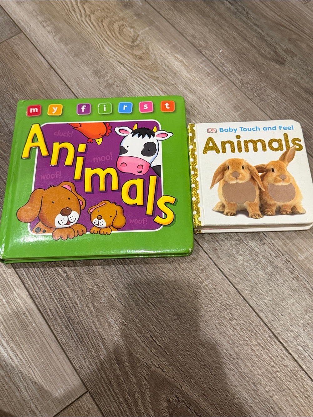My First Animals Baby Book and feel animal baby book